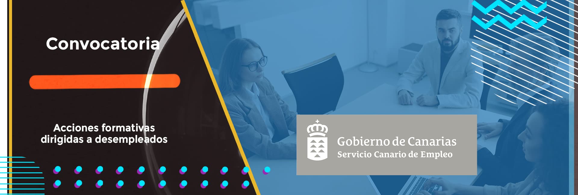 Convocadas las subvenciones destinadas a acciones formativas, destinadas a desempleados, en Canarias