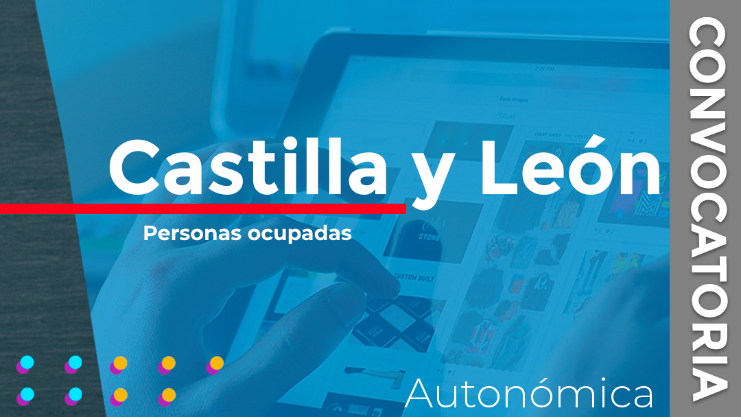Castilla y León ha convocado las subvenciones destinadas a financiar programas de formación transversales dirigidos a personas ocupadas