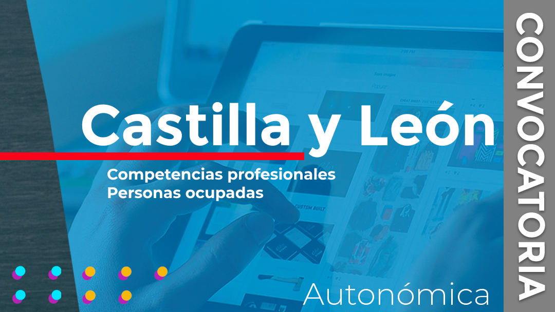 Castilla y León ha convocado las subvenciones destinadas a financiar programas de formación para adquirir competencias profesionales dirigidos a personas ocupadas