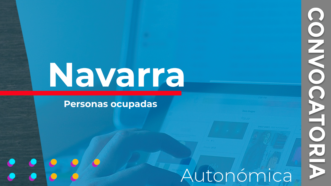 Navarra convoca las subvenciones para financiar la ejecución de programas de formación dirigidos a personas ocupadas